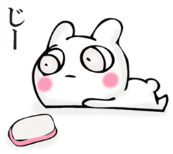 Rabbit and SUMAHO sticker #11309008