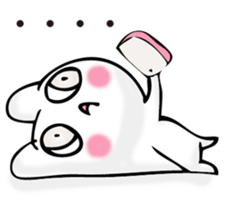 Rabbit and SUMAHO sticker #11309009