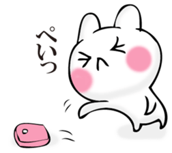 Rabbit and SUMAHO sticker #11309010