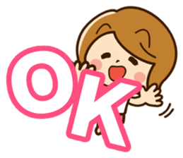 Cute cute girl Sticker sticker #11309063