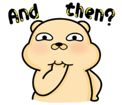 Belian bear2 sticker #11309558