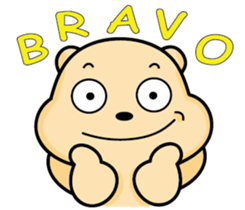 Belian bear2 sticker #11309565