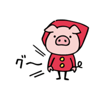 Do your best. Pig hood sticker #11309766