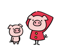 Do your best. Pig hood sticker #11309774