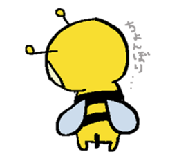 A little honey bee sticker 2 sticker #11309825