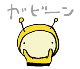 A little honey bee sticker 2 sticker #11309828