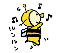 A little honey bee sticker 2 sticker #11309833