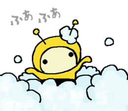 A little honey bee sticker 2 sticker #11309843