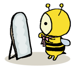 A little honey bee sticker 2 sticker #11309852