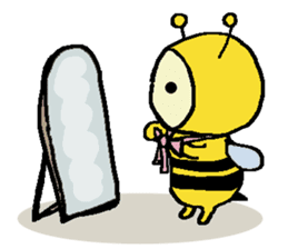 A little honey bee sticker 2 sticker #11309852