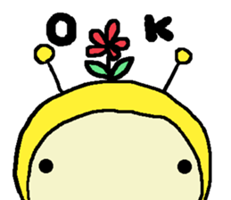 A little honey bee sticker 2 sticker #11309853