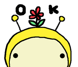 A little honey bee sticker 2 sticker #11309853
