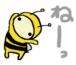 A little honey bee sticker 2 sticker #11309854