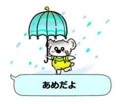 Bear to tell the words sticker #11310141