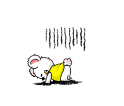 Bear to tell the words sticker #11310158