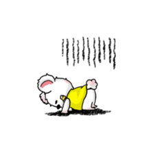 Bear to tell the words sticker #11310158