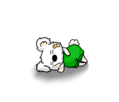 Bear to tell the words sticker #11310159