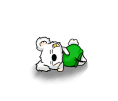 Bear to tell the words sticker #11310159