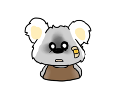 Bear to tell the words sticker #11310161