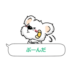Bear to tell the words sticker #11310164