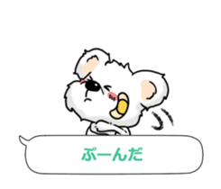 Bear to tell the words sticker #11310164