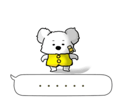 Bear to tell the words sticker #11310165