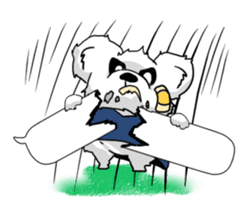 Bear to tell the words sticker #11310170