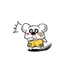 Bear to tell the words sticker #11310171