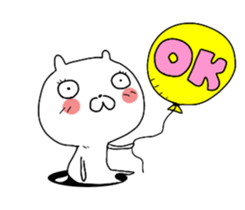 Cute three cats. sticker #11310899