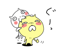 Cute three cats. sticker #11310910