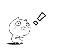 Cute three cats. sticker #11310914