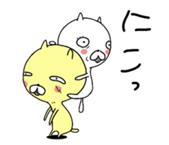 Cute three cats. sticker #11310917