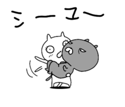 Cute three cats. sticker #11310933