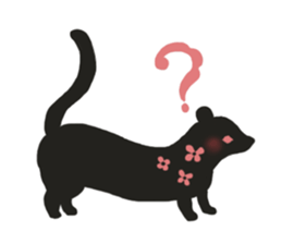 Lovely Silhouette2 sticker #11311802