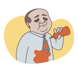 Seafood daddy sticker #11312055