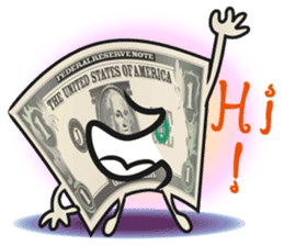 The Money Family - Part III: US Dollar sticker #11312915