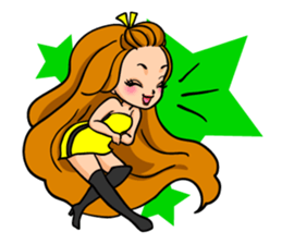 Ms.Pompadour sticker #11312945