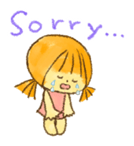 Hello! Cute Girl sticker #11313141