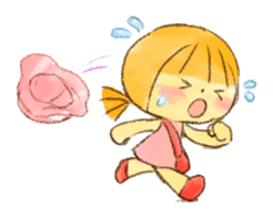 Hello! Cute Girl sticker #11313149