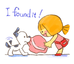 Hello! Cute Girl sticker #11313151