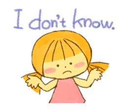 Hello! Cute Girl sticker #11313160