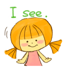 Hello! Cute Girl sticker #11313161