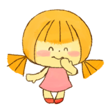 Hello! Cute Girl sticker #11313164