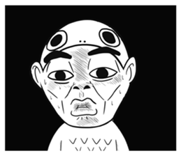 Life is struggle - trouble sticker #11313338