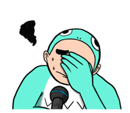 Life is struggle - trouble sticker #11313357