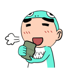 Life is struggle - trouble sticker #11313367