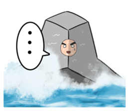 Life is struggle - trouble sticker #11313368