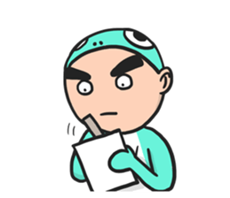 Life is struggle - trouble sticker #11313372