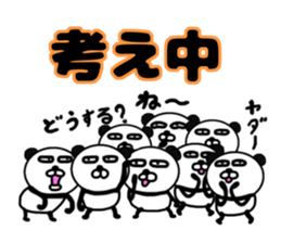 It is the panda.Panda-ish? 16 many many sticker #11313499