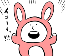 Steamed bread rabbit sticker #11313937